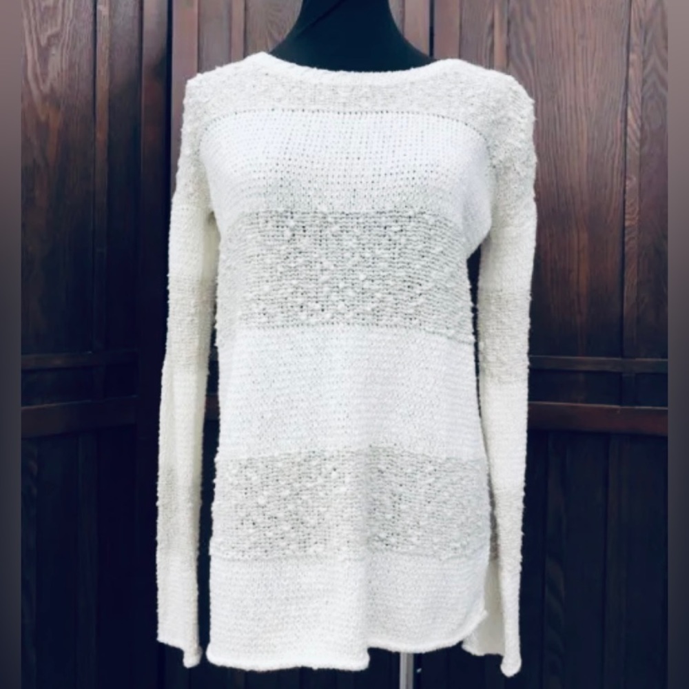 NWT $375 [Calypso St. Barth] Long Sleeve Nolia Striped Sweater Women’s Size XS